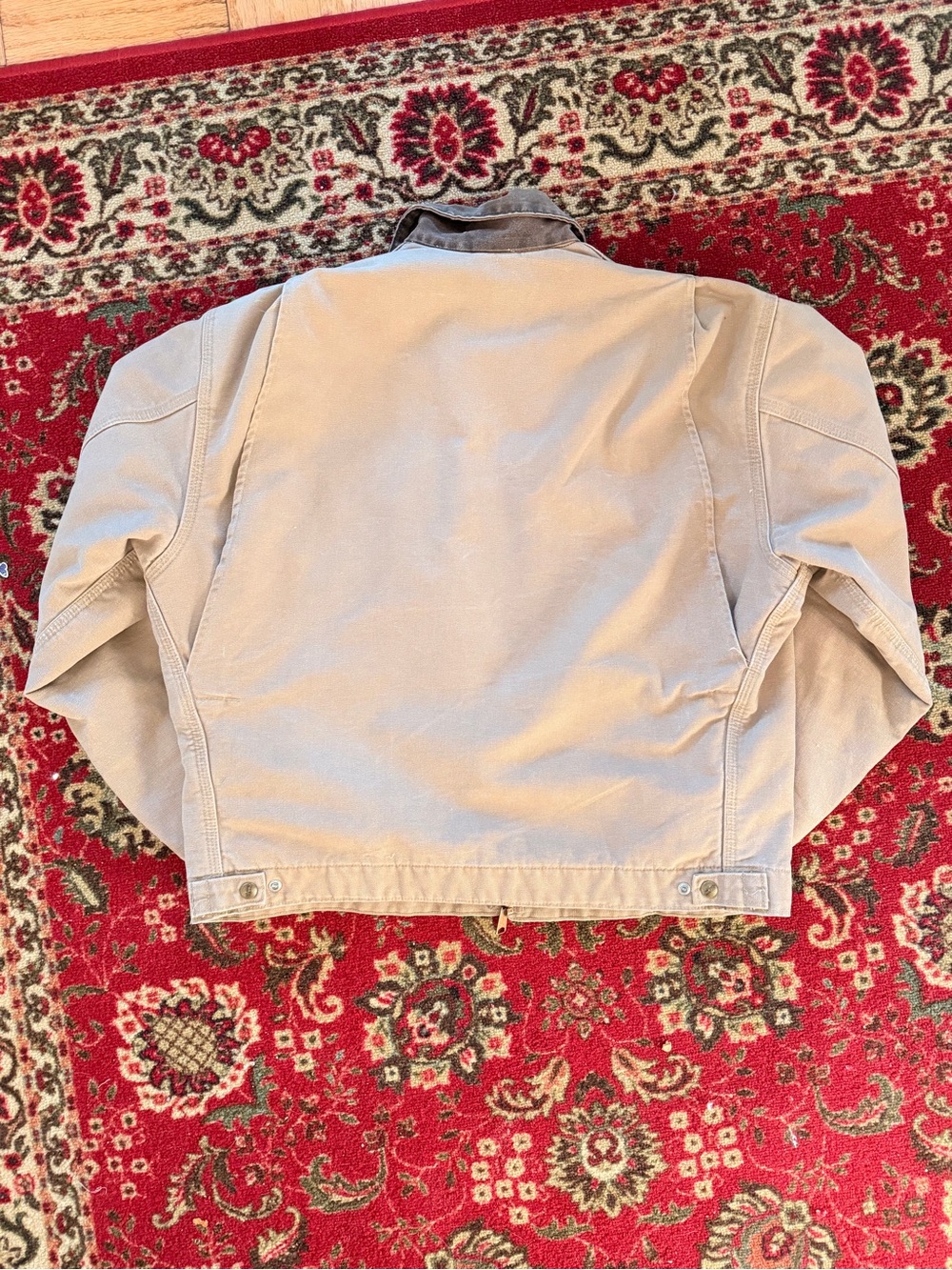 Carhartt Detroit J97 SDL Sandstone Work Jacket - Saddle Color - Picture 3 of 11
